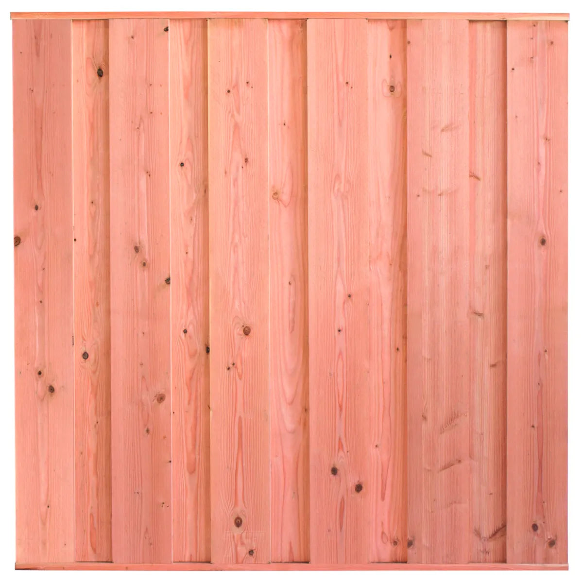 Tuinscherm Alkmaar Douglas 11-planks 18x190mm 180x180cm RVS Geschroefd
