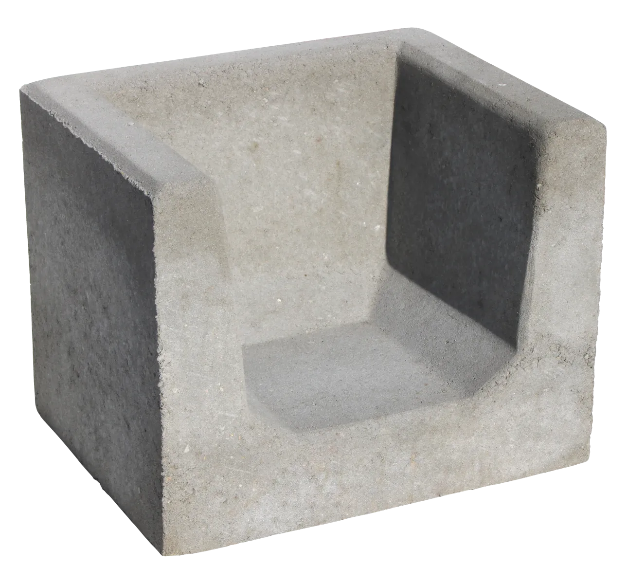 (H) Hoek U-element 40x50x40 Grijs