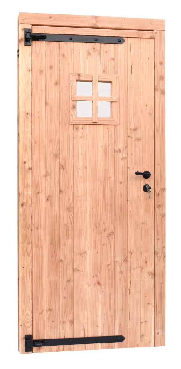 Douglas Deur met Zwart Beslag Blank (Linksdraaiend)
Incl. deurbeslag