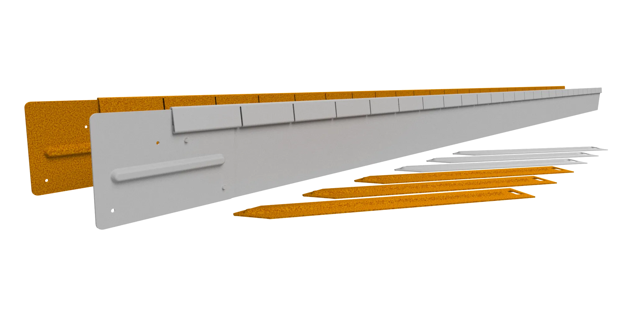 Flexline Gegalv.10cm L=220cm
Incl. 3 verzinkte pennen 35cm