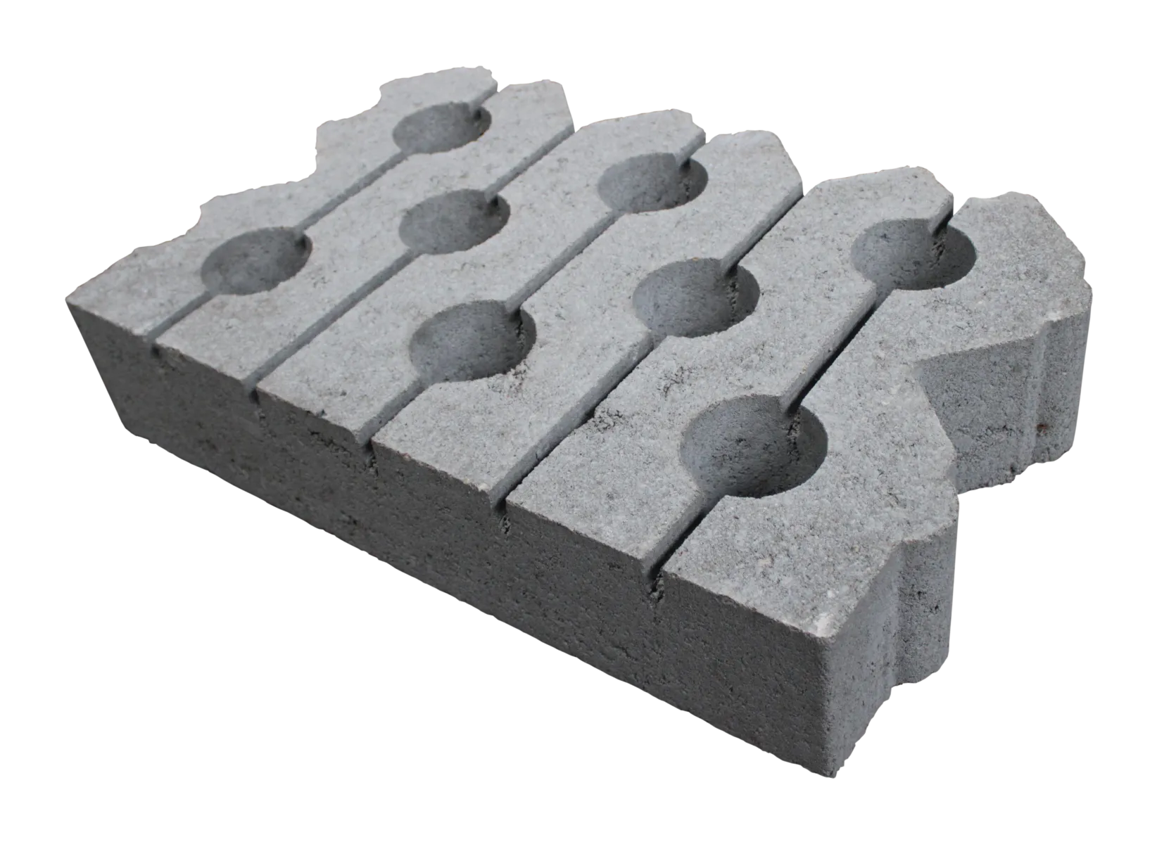 Grasbetontegel type J 40x60x12(60 cm. zijde vlak + bovenzijde vlak) K85912 klasse B BK15 GRN+