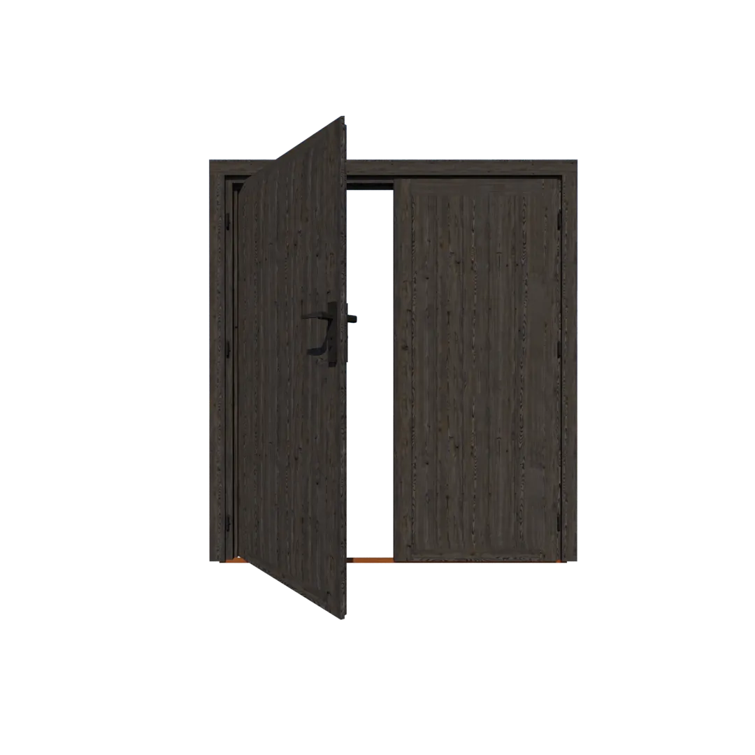 Excellent/Elegant Dubbele deur Zwart Dicht
