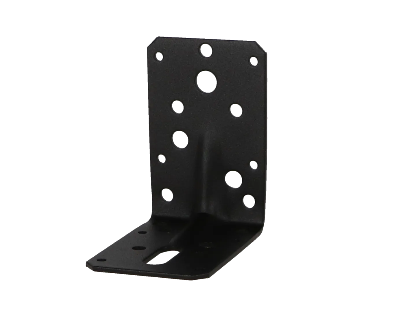 Hoekanker m/ril 90x90x60mm zwart TXT p/stuk