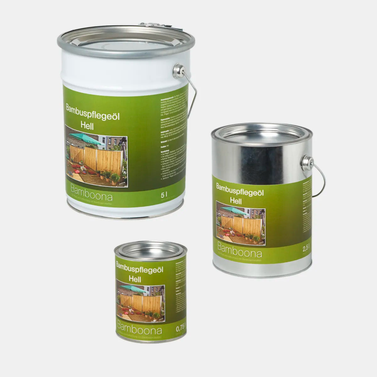Bamboe onderhoudsolie licht 2,5L