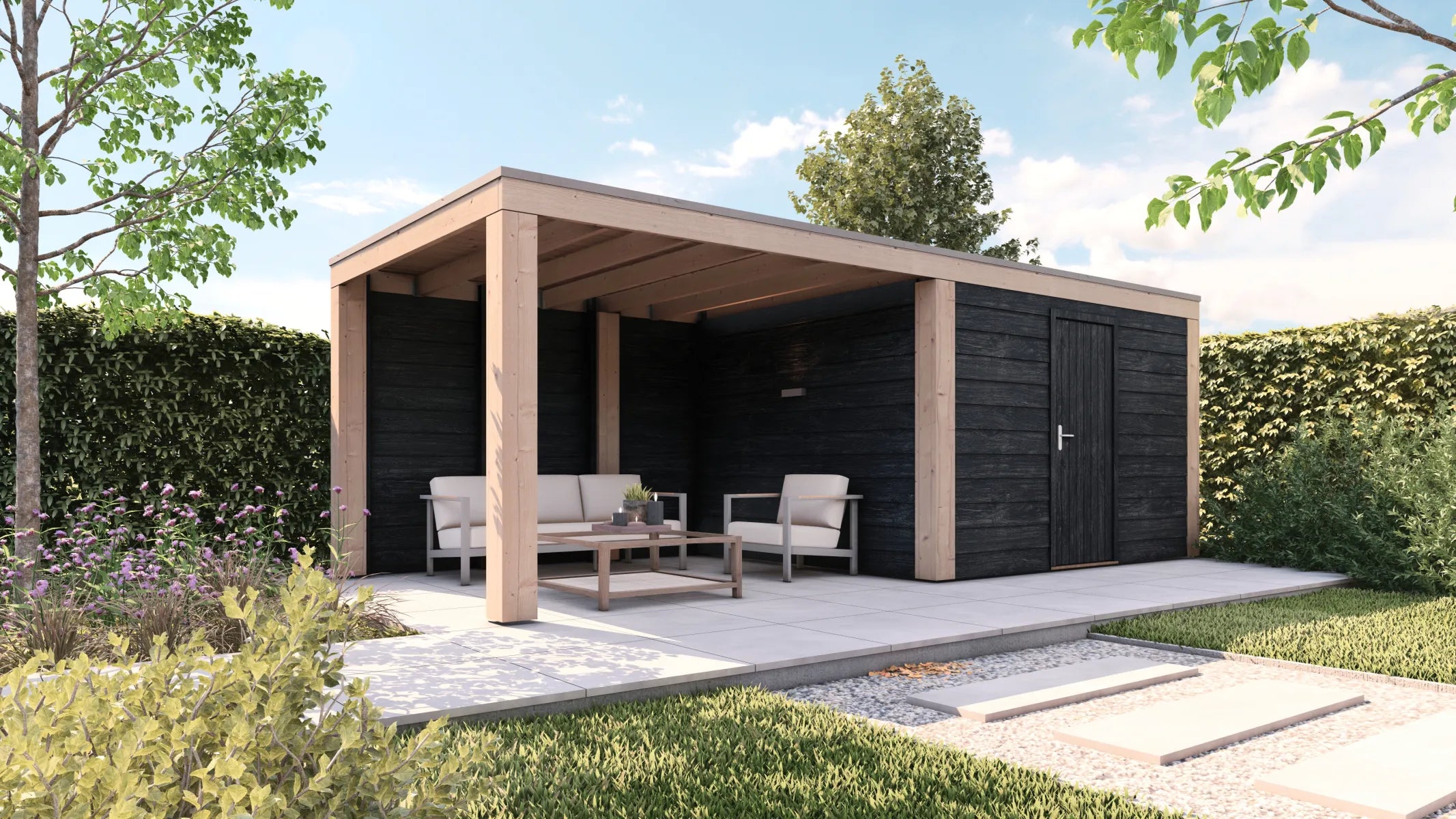 Douglas Overkapping Elegant fijn bezaagd 300x500cm