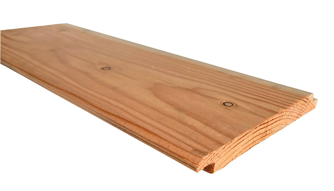 Excellent/Elegant Achterwand  Douglas half lips verticaal 50