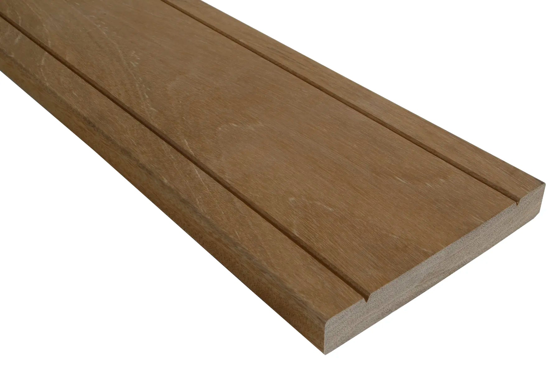Bangkirai terrasplank v-groeven Premium 2,7x19,0x427cm