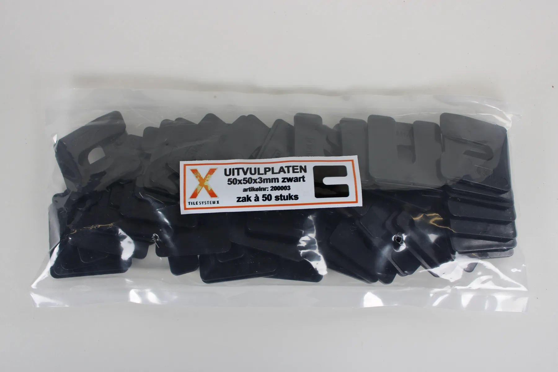 Ceramidrain Vulplaat 3mm zak/50st