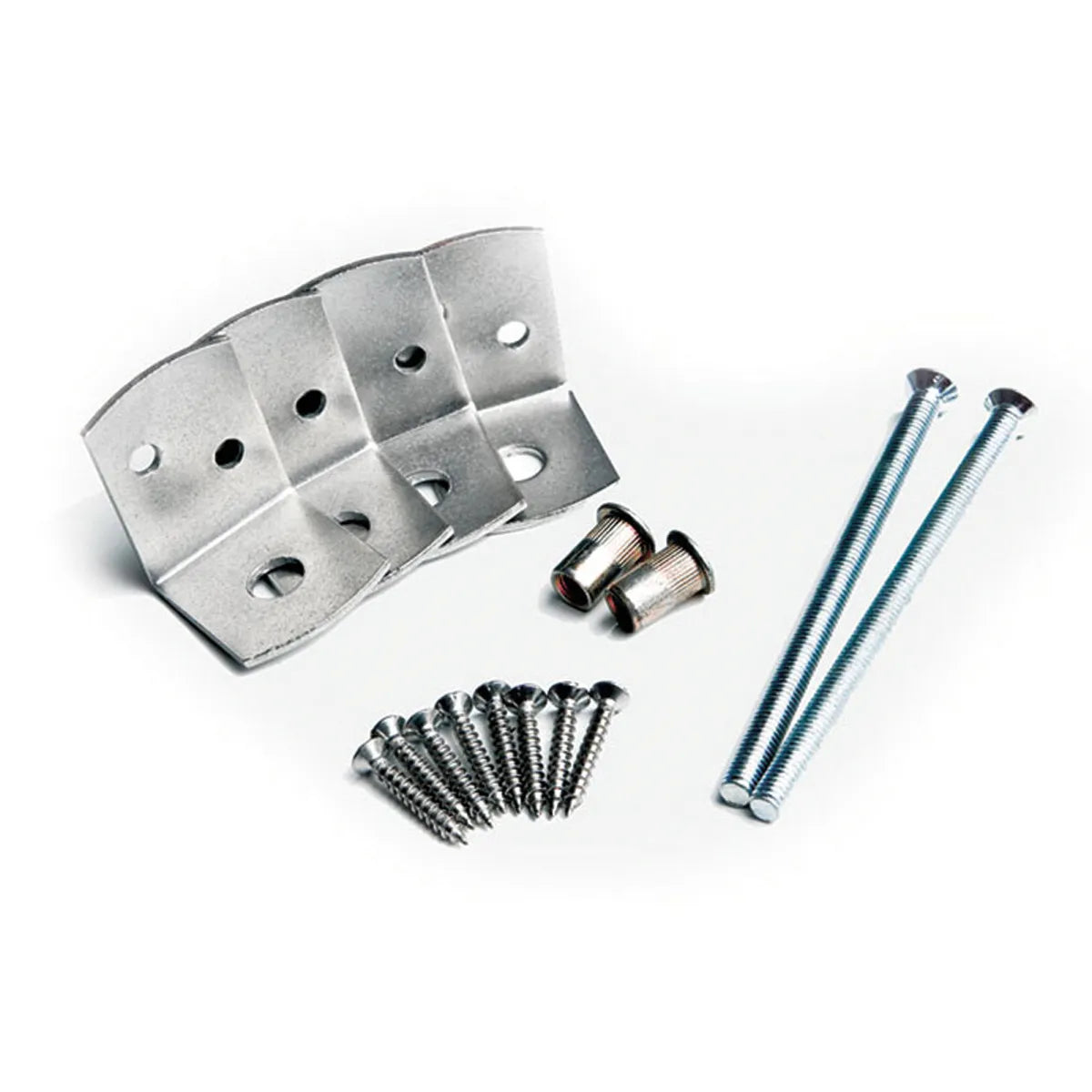 Betonschutting - bevestiging RVS tbv betonpaal 10x10