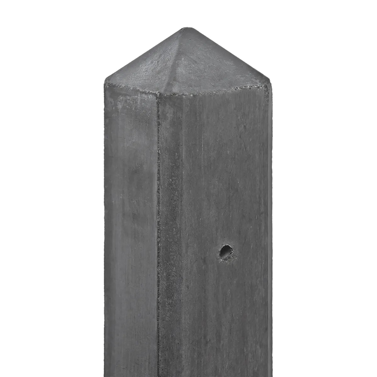 Beton-motiefpaal Schie antra diamantkop 10x10x280cm T-model