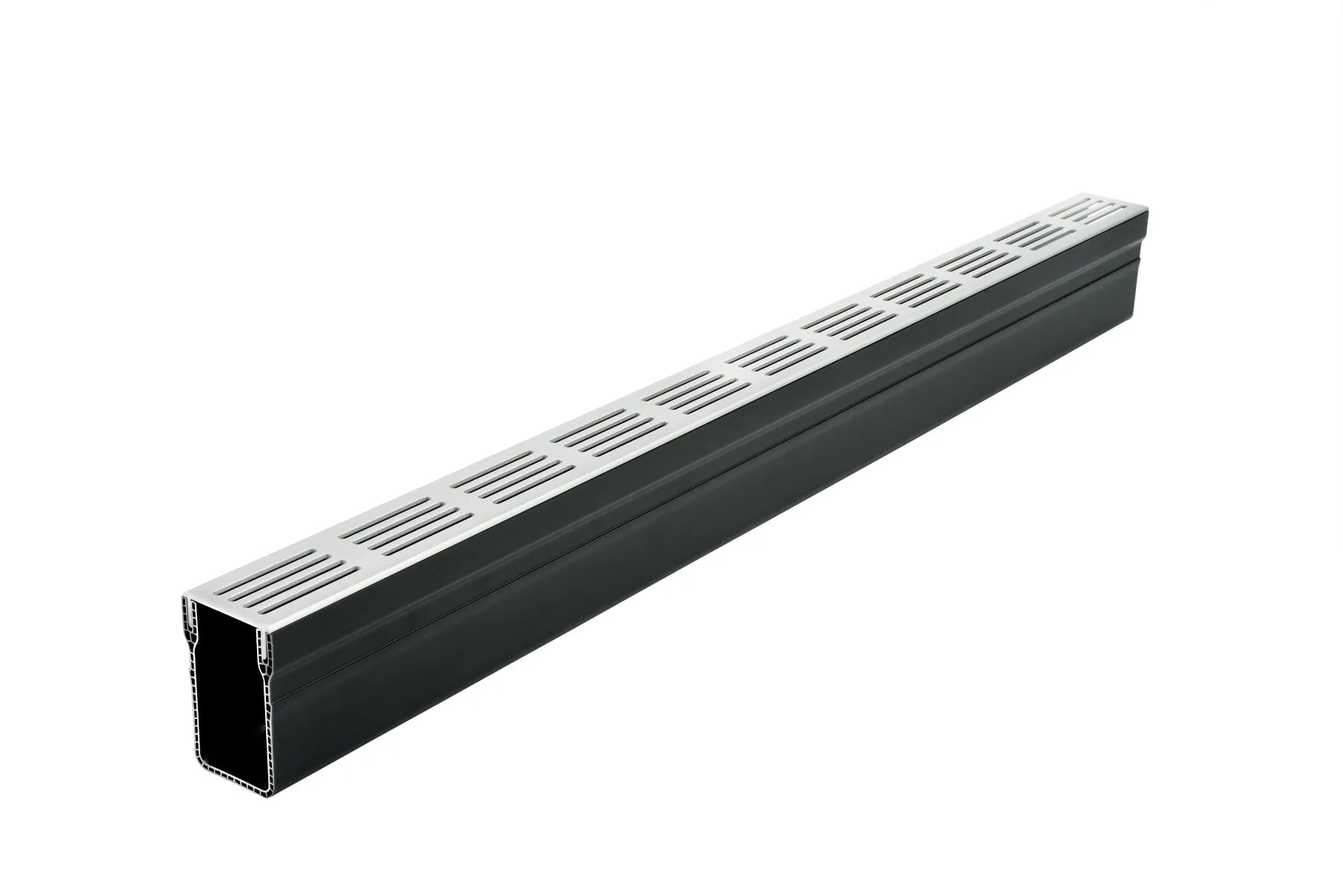 Star Drain 65/100 Lijngoot - Grijs (Aluminium) 100cm