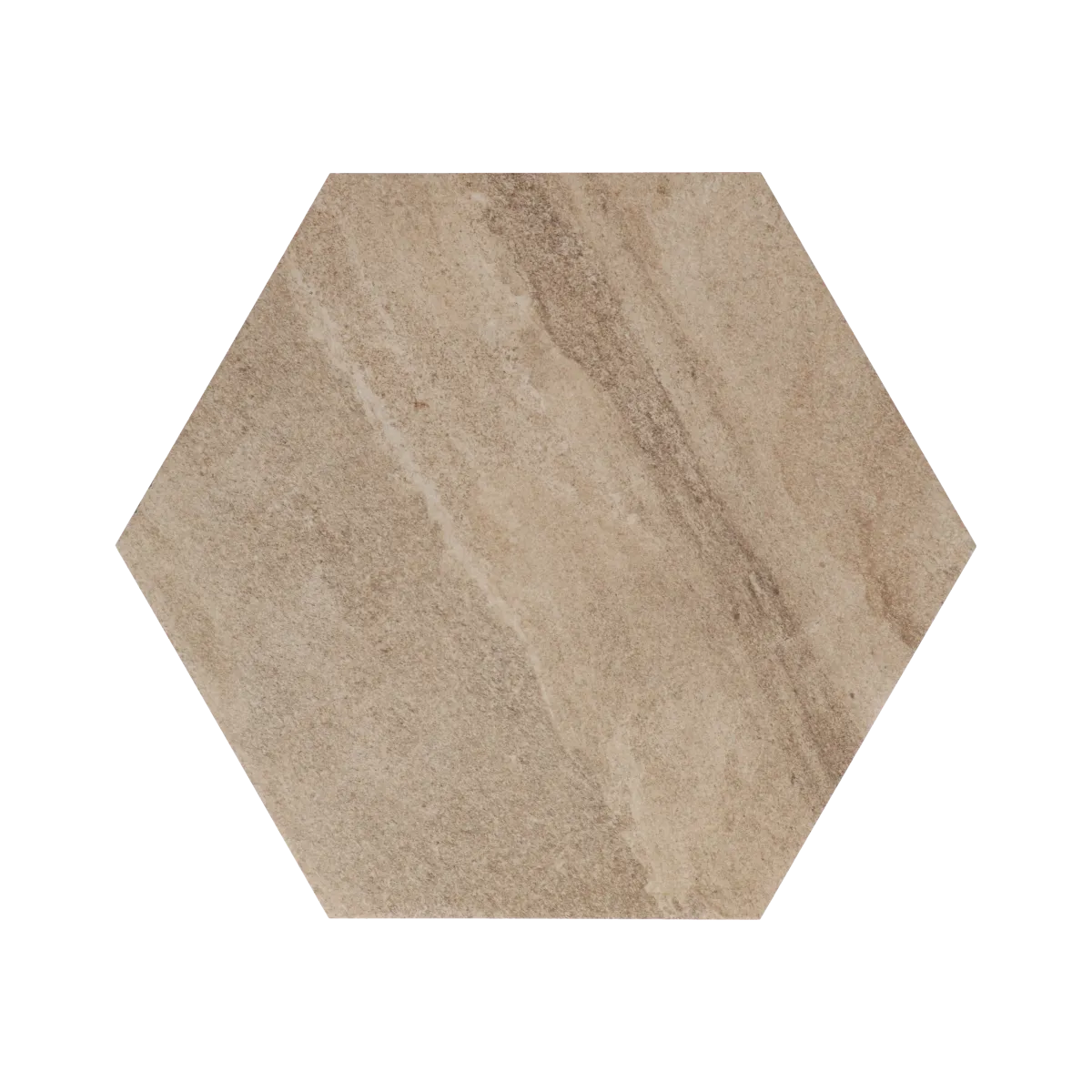 Staptegel Hexagon Cappuccino o60x52x2cm