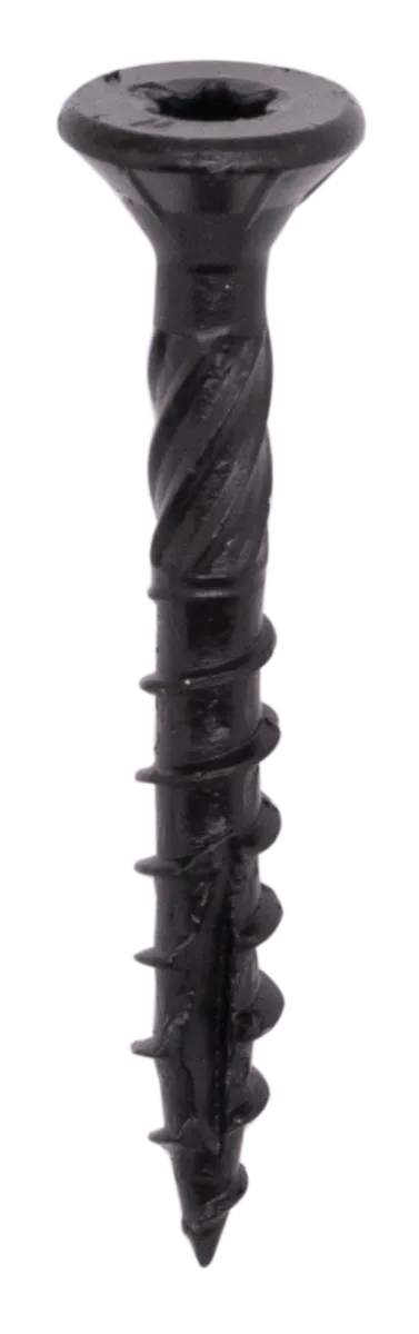 Woodies® Ult.Blackline 5x40/24 platverz.kop T25 shield zwart