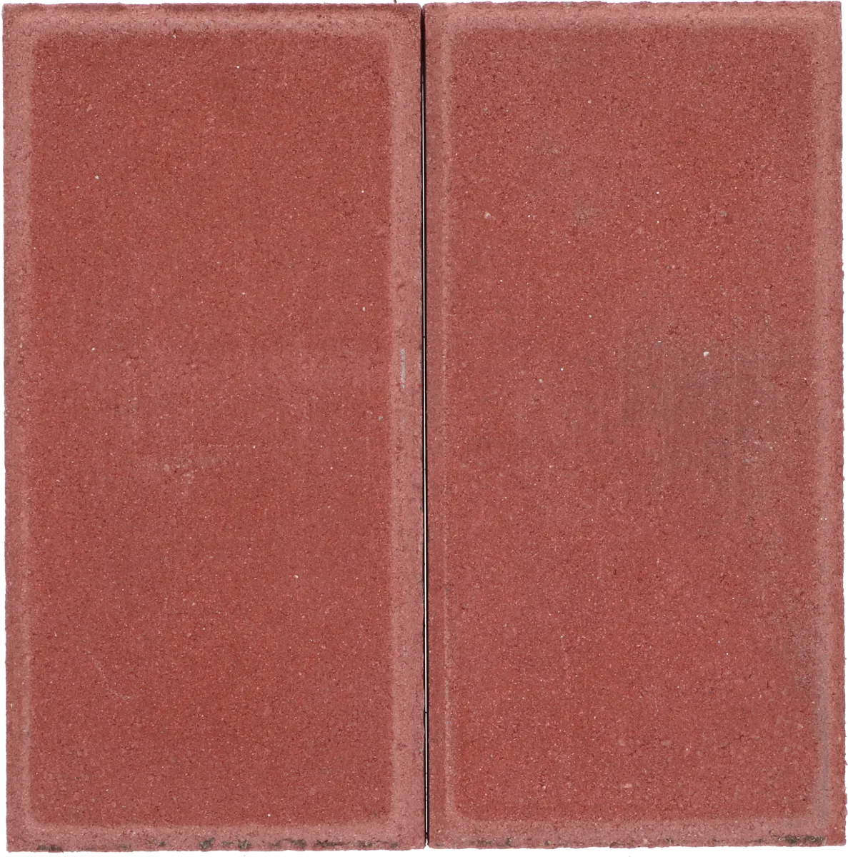 Halve tegel 30x15x4,5 facet KOMO rood 1012