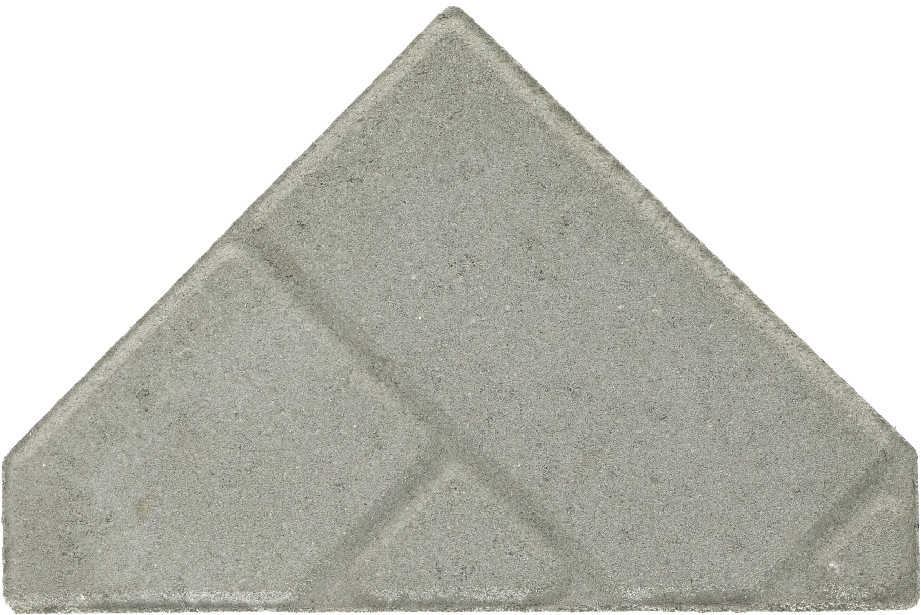 Ecotop Base Bisschopsmuts 29,5x5x19,5x8 normaal facet grijs met schijnvoeg bss KOMO PL2