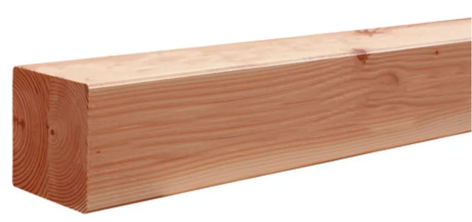 Douglas gesch paal duplo verlijmd 14x14x300cm Blank