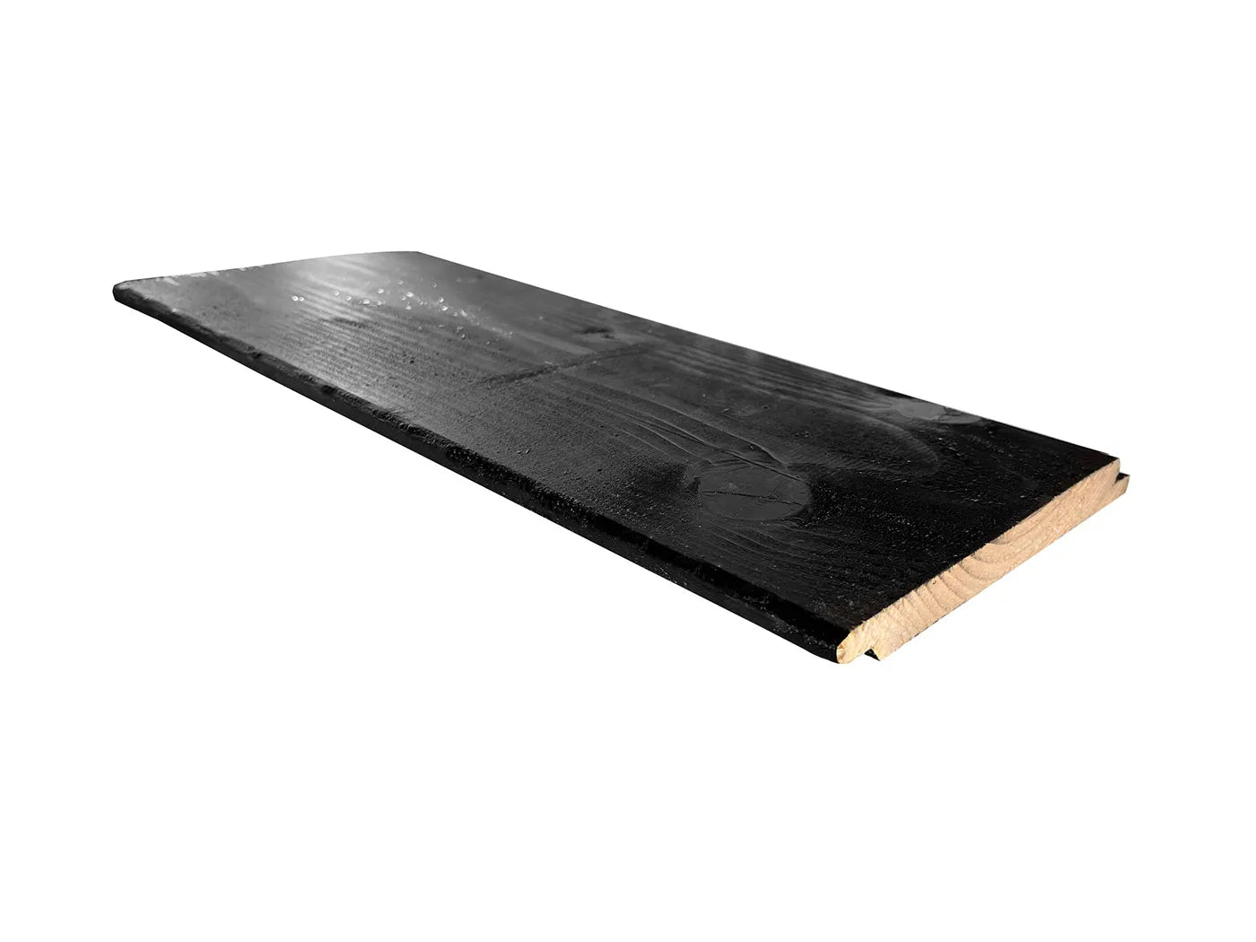 Excellent/Elegant Achterwand Vuren Zwart half lips vertic. 6