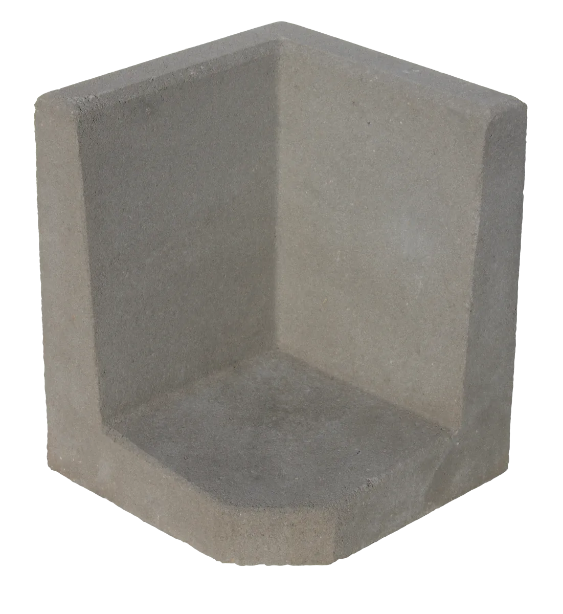 (H) Hoek L-element 50x40x40x8 grijs