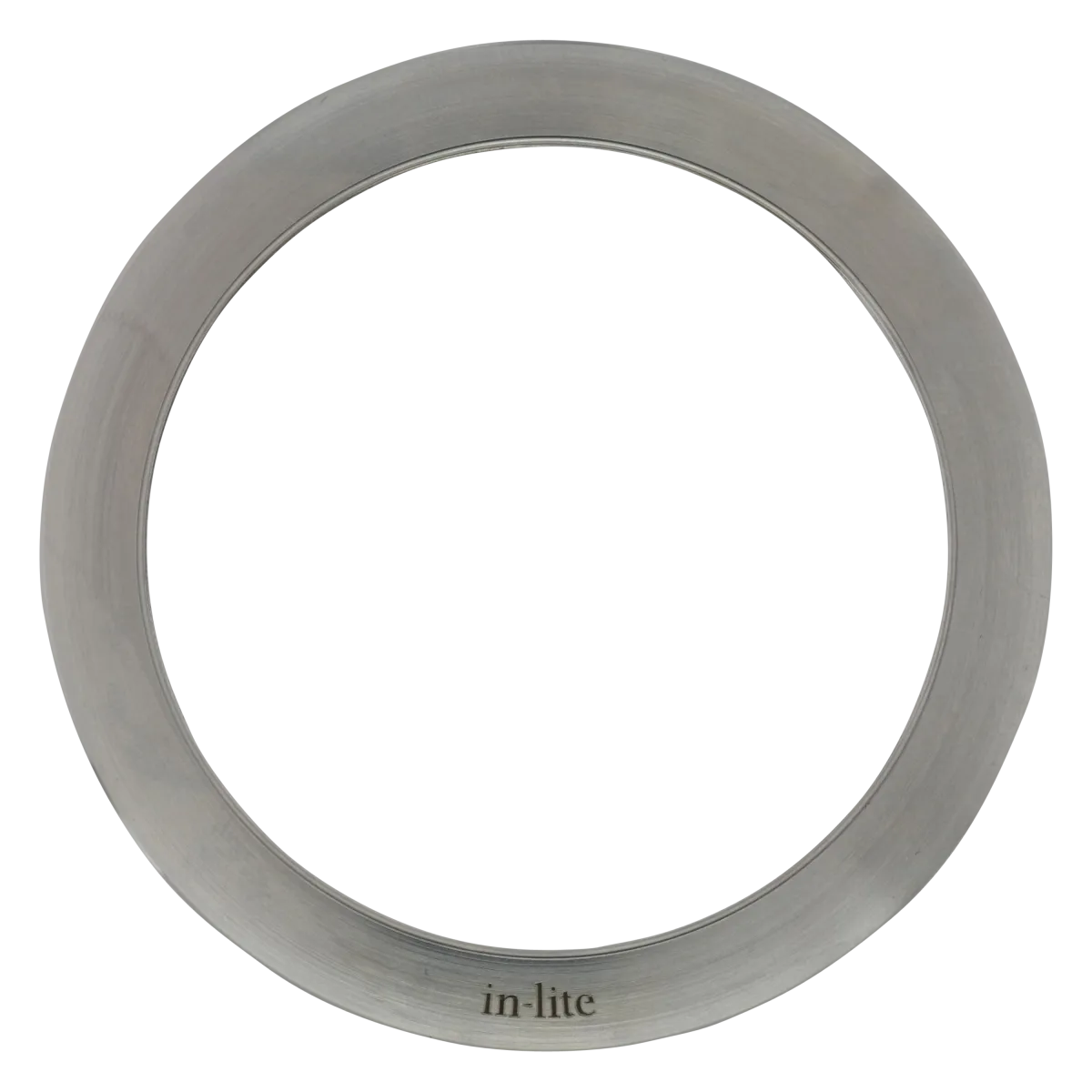 In-Lite RING 68 grondspot accessoire RVS voor BOX 1-PLATE 1