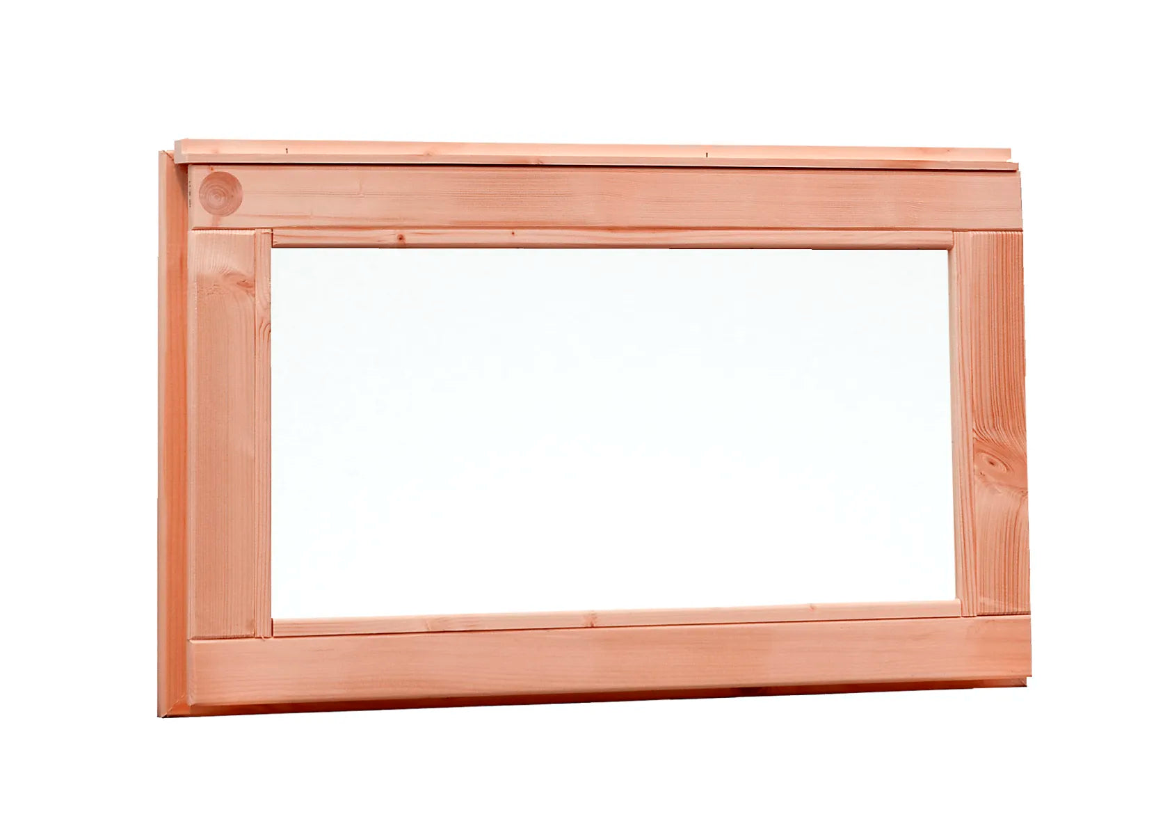 Douglas vast raam met melkglas 71,2x39cm Onbehandeld